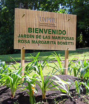 Jardín de las Mariposas UNPHU: Rosa Margarita Bonetti